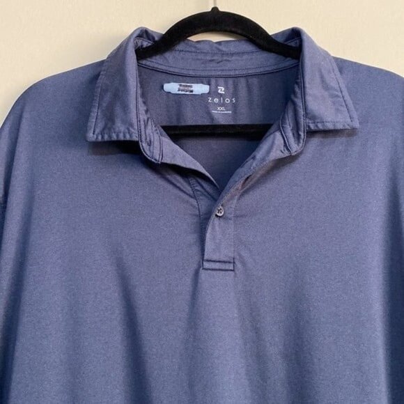 Zelos shirt mens polo performance pull on in XXL - Picture 2 of 6